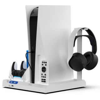 iPega P5S028 Charging Stand + Cooling for PS5 / PS5 Slim / PS5 Pro Game Controller (P5S028)