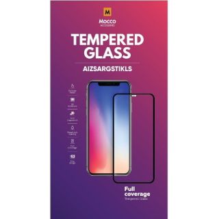 Mocco Full Face / Full Glue Tempered Glass Full Coveraged with Frame Apple iPhone 15 Pro Max Black (MC-FG-IPH-15PM-BK)