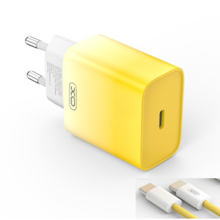 XO CE18 PD Wall Charger 30W + USB-C - Lightning Cable 1m (CE18-YE1)