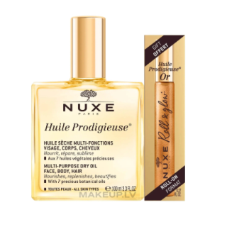 Nuxe Huile Prodigieuse komplekts Dry oil 100 ml / 8 ml (3264680036637)