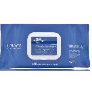 Uriage Baby 1st Cleansing Water wipes 70 pcs (3661434008757)