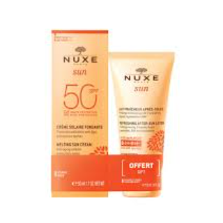 Nuxe Sun Set : Protective Face Cream 50ml + After-Sun Lotion 50ml (3264680034947)
