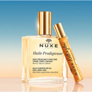 Nuxe Huile Prodigieuse komplekts Dry oil 100 ml / 8 ml (3264680036637)