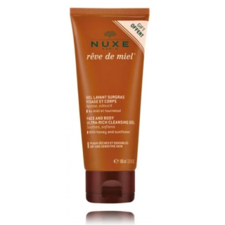 Nuxe Rêve de Miel Ultra Rich Cleansing gel for dry/sensitive face and body skin 100 ml (3264680018947)