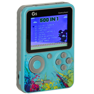 RoGer G5 Retro Mini Portable Game Console (RO-3369-BL)