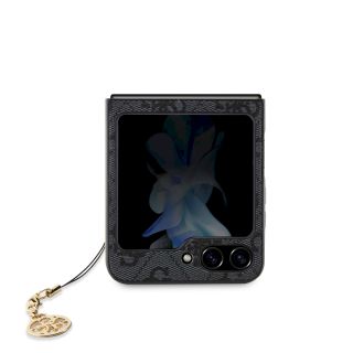 Guess 4G Charm Case for Samsung Galaxy Z Flip 5 / Grey (GUHCZF5GF4GGR)