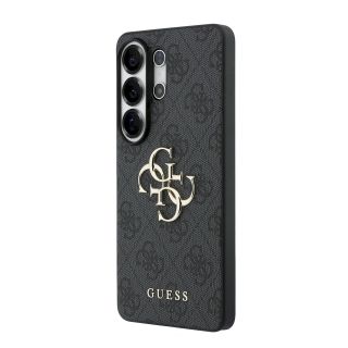 Guess PU 4G Metal Logo Case for Samsung Galaxy S26 Ultra / grey (GUHCS26L4GMGGR)