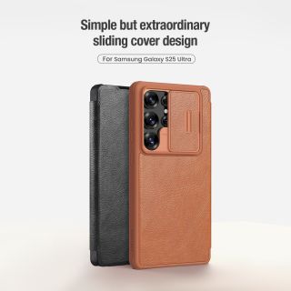 Nillkin Qin Book PRO Case for Samsung Galaxy S25 Ultra / black (57983123943)