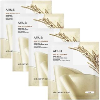 Anua Rice + Ceramide Face Mask 4x38g (8809640739026)