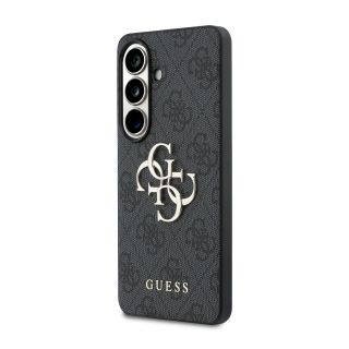 Guess PU 4G Metal Logo Case for Samsung Galaxy S26 / grey (GUHCS26S4GMGGR)