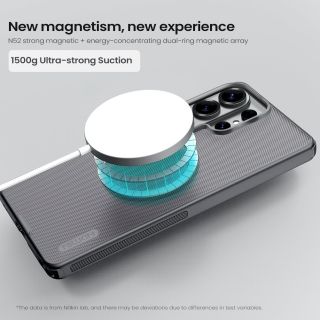 Nillkin Super Frosted PRO Magnetic Back Cover for Samsung Galaxy S26 Ultra / transparent black (57983129431)