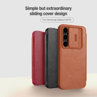 Nillkin Qin Book PRO Case for Samsung Galaxy S24 FE / black (57983123473)
