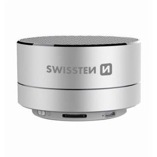 Swissten Bluetooth Wireless Speaker with Micro SD / Phone Call Function / Metal case / 3W (i-METAL-SI)