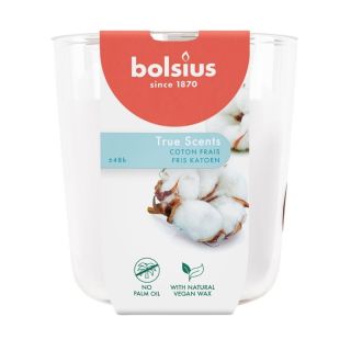 Bolsius True Scents Scented Candle 97x85mm Fresh Cotton (37940371)