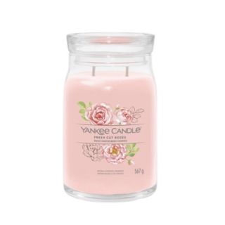 Yankee Candle Scented Candle Fresh Cut Roses 567g (5038581129334)
