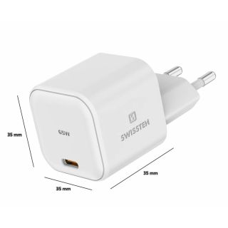 Swissten GaN Travel Charger USB-C 65W (22037020)