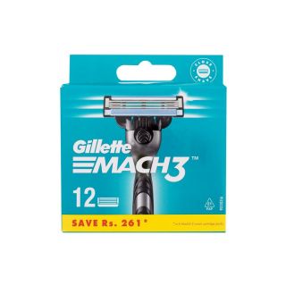 Gillette Mach3 Replacement blade 12pc / XXL (4987176102232)