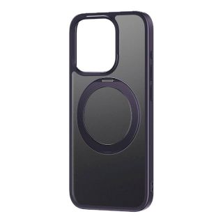 Baseus SkyRing 360° Phone Case with Stand for iPhone 14 Pro + tempered glass and cleaning kit / purple (P60161005511-03)