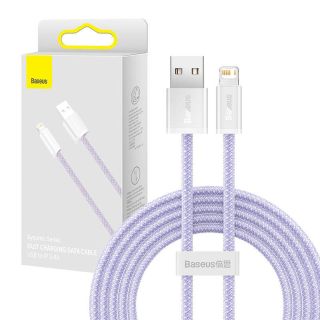 Baseus Dynamic Charging Cable USB to Lightning 2.4A 2m / Purple (CALD000505)