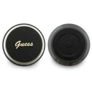 Guess Script Metal Logo Bluetooth Speaker 5W Black (GUWSL3PALPLK)