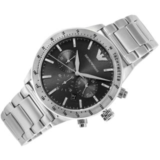 Emporio Armani Mario AR11241 Stainless Steel Quartz Watch 43mm (AR11241)