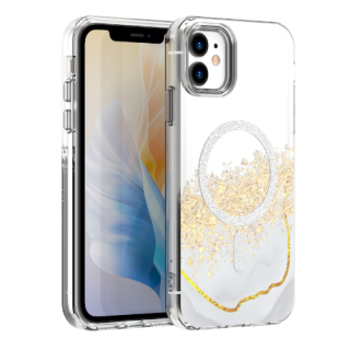 Mocco Epoxy Mag Back Case for Apple iPhone 11 (MO-EMC-IP-11-WH)
