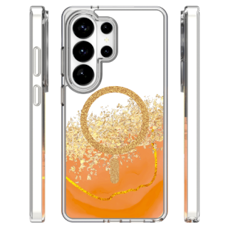 Mocco Epoxy Mag Back Case for Samsung Galaxy S25 Ultra (MO-EMC-SA-S25UL-OR)