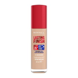 Rimmel London Lasting Finish 35HR SPF20 Full Coverage Lightweight Foundation 201 30 ml (3616304825118)