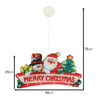 RoGer LED Lights Christmas decoration "Merry Christmas" 45cm (RO-4354)
