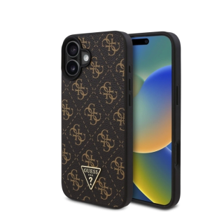 Guess New 4G Triangle Back Case for Apple iPhone 16 (GUHCP16SPG4GPK)