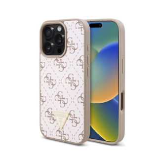 Guess New 4G Triangle Back Case for Apple iPhone 16 Pro (GUHCP16LPG4GPH)