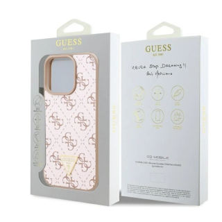 Guess New 4G Triangle Back Case for Apple iPhone 16 Pro (GUHCP16LPG4GPH)