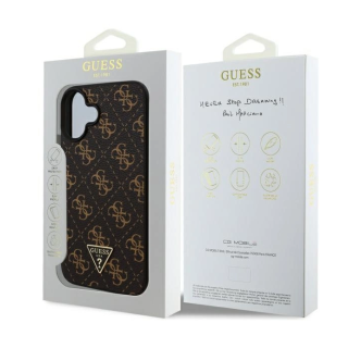 Guess New 4G Triangle Back Case for Apple iPhone 16 (GUHCP16SPG4GPK)