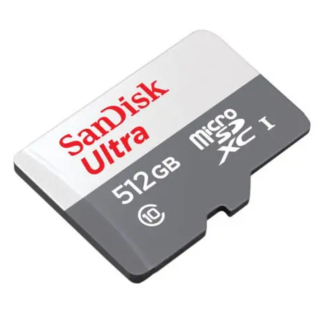 SanDisk Ultra microSDXC 512GB UHS-I Memory Card (SDSQUNR-512G-GN3MNW)