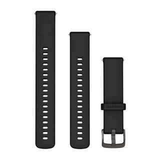 Garmin Quick Release Silicone Watch Strap 18mm / black (010-13406-02)