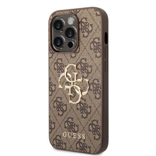 Guess 4G Big Metal Logo Back Case for Apple iPhone 15 Pro Max (GUHCP15X4GMGBR)
