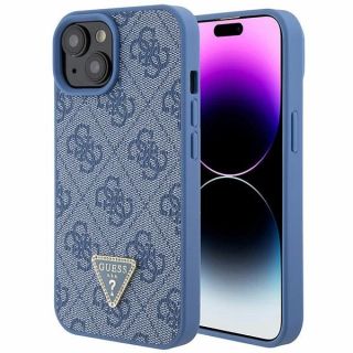 Guess PU Leather 4G Triangle Strass Case for iPhone 15 (GUHCP15SP4TDPB)