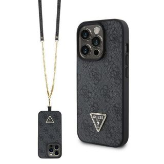 Guess Crossbody 4G Metal Logo Back Case for Apple iPhone 15 Pro (GUHCP15LP4TDSCPK)