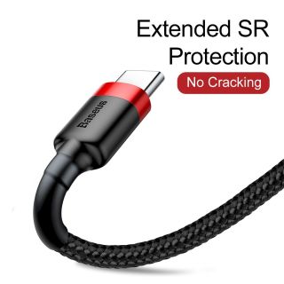 Baseus Cafule Series Data Cable USB-A to USB-C 2A 3m / red/black (CATKLF-U91)