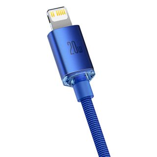 Baseus Crystal Shine Series Data Cable USB-C to Lightning 20W 1,2m / Blue (CAJY000203)