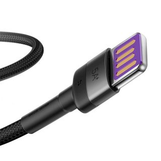 Baseus CATKLF-PG1 Cafule Quick Charging Data Cable USB to USB-C 40W 1m / Gray/Black (CATKLF-PG1)