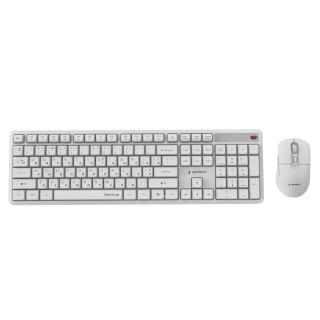 Gembird Silent key Pro Business Keyboard and Mouse RU (KBS-WMS-01-W-CYRL)