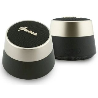 Guess Script Metal Logo Bluetooth Speaker 5W Black (GUWSL3PALPLK)