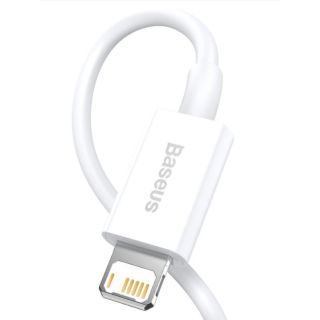 Baseus CALYS-A02 Superior Fast Charging Cable Lightning 2.4A 1m / White (CALYS-A02)