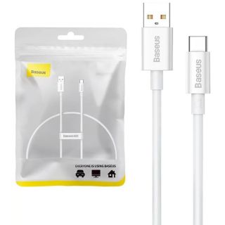 Baseus Superior Series Fast Charging Data Cable USB to USB-C 100W 0.25m / Moon White (P10320102214-00)