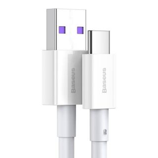 Baseus Superior Series Fast Charging Data Cable USB-A - USB-C 66W 2m / white (CATYS-A02)