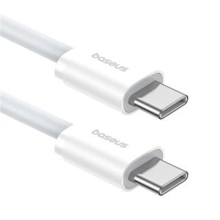 Baseus Superior Series 2 Fast Charging Data Cable Type-C to Type-C 30W 1m / Moon White (P10365200211-00)
