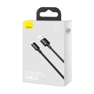 Baseus Superior Series Fast Charging Data Cable USB-A/USB-C 66W 2m / black (CATYS-A01)