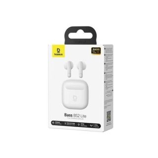 Baseus Bass BS2 Lite True Wireless Earphones / Moon White (A0010A03)