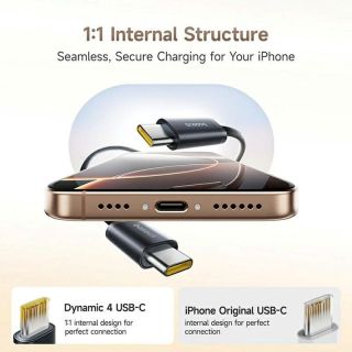 Baseus Dynamic 4 Pro Series Data Cable USB-C - USB-C 100W 1m / Black (P10385200111-00)